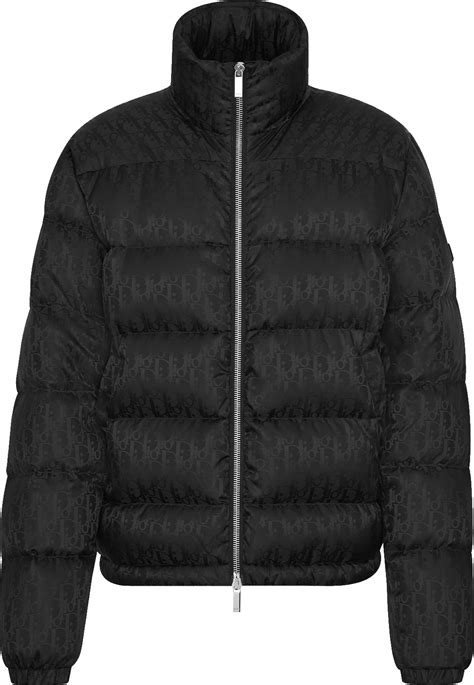 dior oblique jacke schwarz|dior oblique puffer.